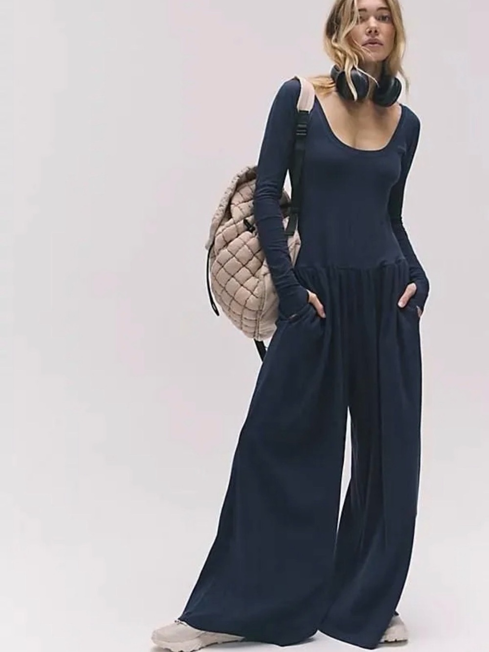 Hot Shot Wide Leg Onesie Par FP Movement size L 0r XS